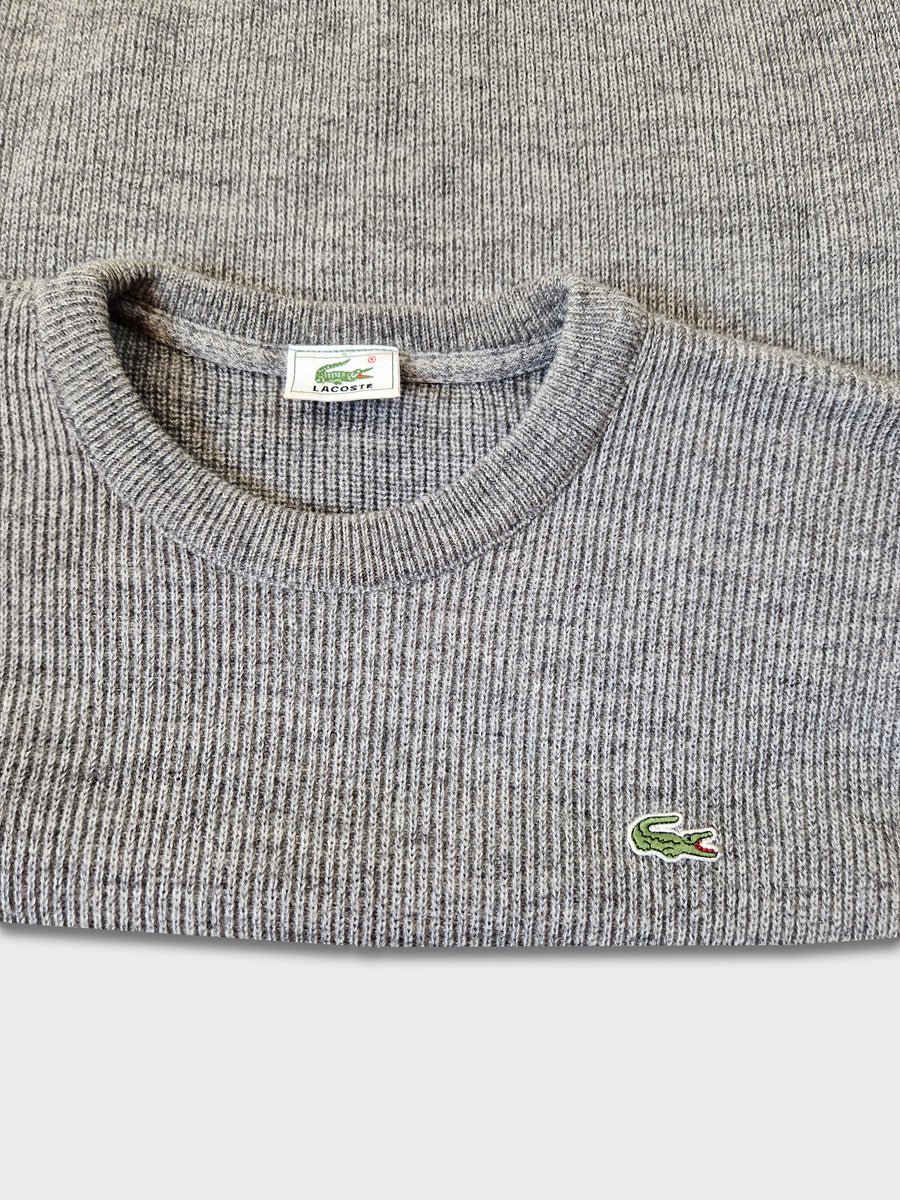 Lacoste grey wool on sale jumper