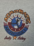 Vintage 707 Shirt Acrobatic Aeroski Grau XL