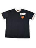 Retro Madison Shirt DDR World Cup 1974 Short Sleeve Retro Football Schwarz XXL