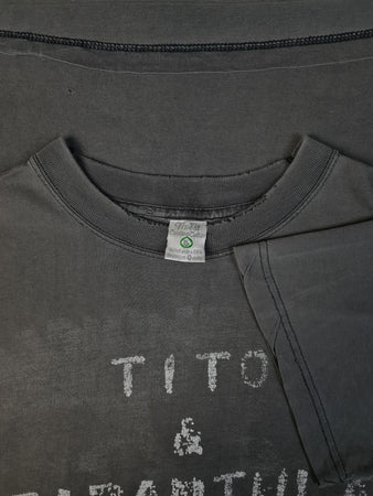 Rare! Vintage Tito & Tarantula Shirt Tarantism 1997 Faded Schwarz XL