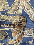 Vintage Kahala Hemd Kurzarm Made In Korea Blau Grün M