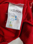 Vintage Adidas Sportjacke Blacktag Leichtathletikgemeinschaft Ried Verein Rot Schwarz (D4) S