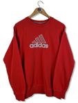 Adidas Sweater "Anne-Katrin" Bestickt Rot M