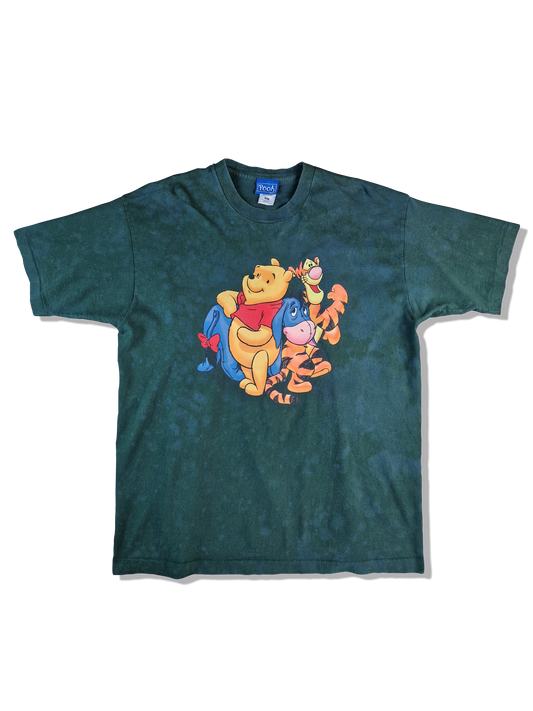 Vintage Disney Winnie Pooh By Jerry Leigh Single Stitched Made In USA Grün XL