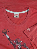 Vintage Homage Shirt Cris Carter Football Single Stitched Made In USA Rot L