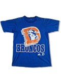 Vintage Denver Broncos Shirt 1993 NFLP Football Made In USA Single Stitched Blau L-XL