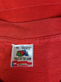 Vintage Fruit Of The Loom Shirt Air Band Washington University VI Rot XL