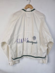 Vintage Mustang Jacke College Blouson Classic Avantgarde Bedruckt Weiß XL