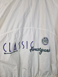 Vintage Mustang Jacke College Blouson Classic Avantgarde Bedruckt Weiß XL