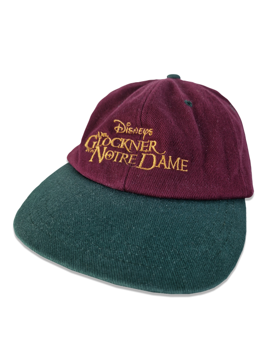 Vintage Disney Cap Glöckner von Notre Dame Rot Grün