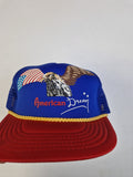 Vintage Life-Line Cap Mesh American Dream Blau Rot