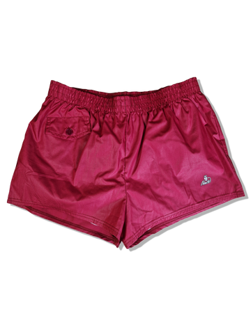 Vintage BWL Nautik Shorts 80s Sprinter Rot (6) S