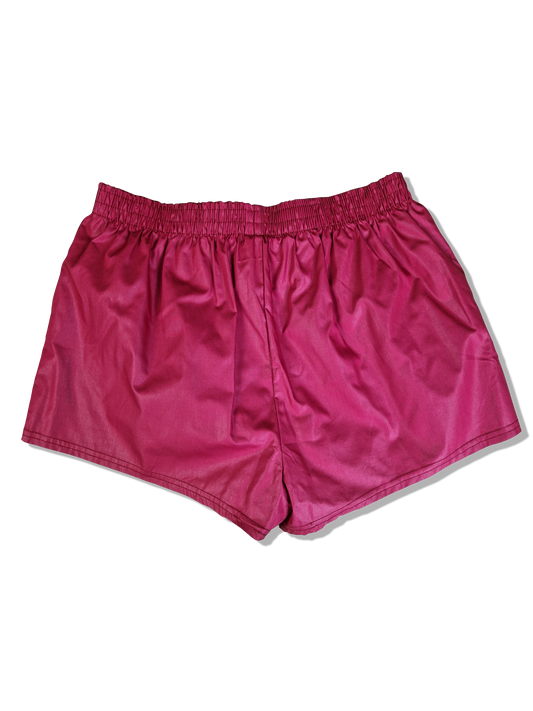 Vintage BWL Nautik Shorts 80s Sprinter Rot (6) S