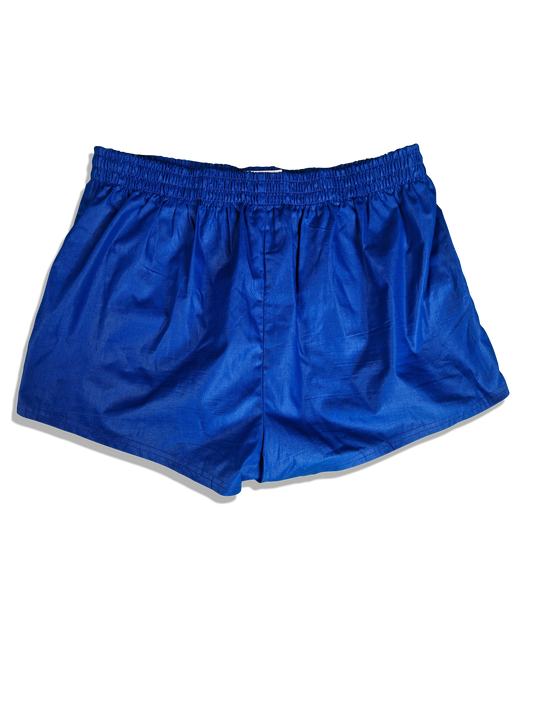 Vintage BWL Nautik Shorts 80s Sprinter Blau (6) S-M