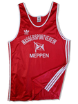 Vintage Adidas Tanktop Wassersportverein Meppen Made In France Rot (D8) M-L