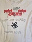 Rare! Vintage Torment Tanktop Tour 88/89 "Sperm over Germany" Weiß L