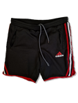 Vintage Adidas Shorts Schwarz Rot L