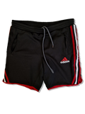 Vintage Adidas Shorts Schwarz Rot L