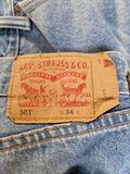 Levis Jeansshorts 501 Hellblau W34