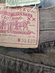 Vintage Levis Jeansshorts Made In USA Braun W33