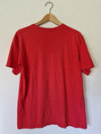 Vintage Salem Shirt Chichago Bulls "Real Men Wear Red" Trashed Single Stitched Rot M