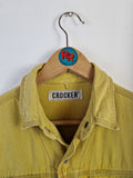 Vintage Crocker Hemd 80s Western Cut Gelb L-XL