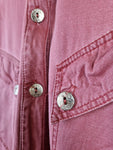 Vintage Hemd Crazy Pockets Rot (38) S-M