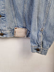 Vintage Avirex Jeansjacke Made In Italy Hellblau M