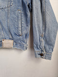 Vintage Avirex Jeansjacke Made In Italy Hellblau M