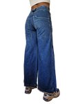 Vintage Killah Babe Jeans Skater Flared Baggy Blau 31