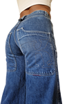 Vintage Killah Babe Jeans Skater Flared Baggy Blau 31