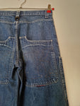 Vintage Killah Babe Jeans Skater Flared Baggy Blau 31