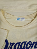 Vintage Dragon Shirt Japan Baseball Chunichi Dragons #23 Sekikawa Single Stitched Weiß M-L