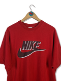 Vintage NIke Shirt Spellout Made In Ireland Single Stitched Rot L