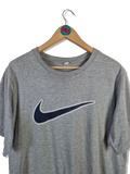 Nike Shirt Big Swoosh Grau L