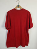 Vintage NIke Shirt Spellout Made In Ireland Single Stitched Rot L