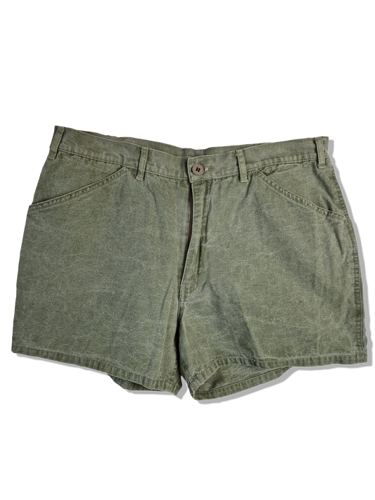 Vintage C&A Kurze Hose Grün/Khaki (52) L-XL