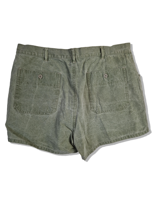 Vintage C&A Kurze Hose Grün/Khaki (52) L-XL