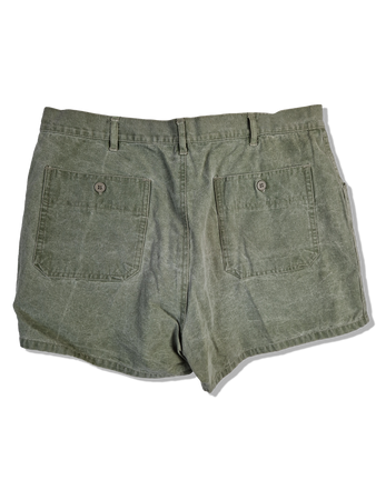 Vintage C&A Kurze Hose Grün/Khaki (52) L-XL