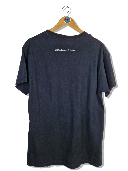 Vintage Fruit Of The Loom Shirt Microsoft "Clients, Servers, Solutions" L