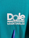 Vintage Fruit Of The Loom Shirt Dole Vegetables Made In USA Single Stitched L