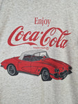 Vintage Coca Cola Ringer Shirt 80s Werbung Single Stitched S-M