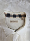 Burberry Business Hemd Casual Nova Check Weiß XXL