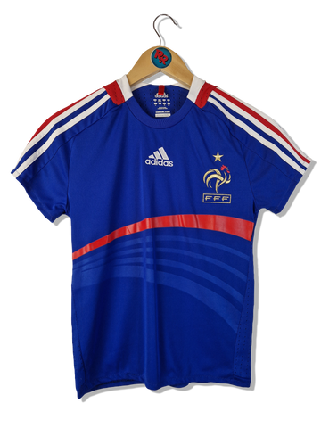 Adidas Trikot Frankreich 2008 Home Blau Rot S