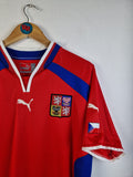 Vintage Puma Trikot Tschechien 2000 Rot Blau XL