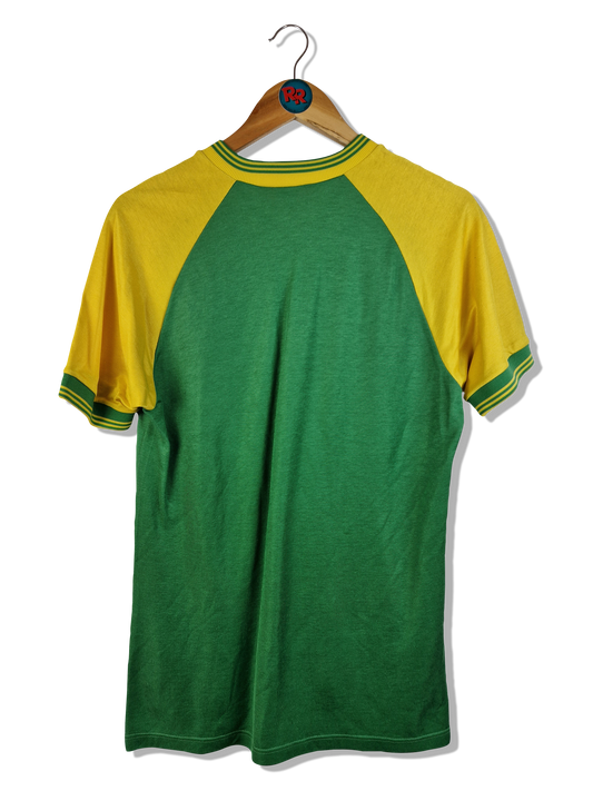 Vintage Erima Trikot 80s Brasilien Farben Made In West Germany Grün Gelb M