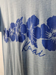 Vintage T-Jays Shirt 80s "Kauai" Single Stitch Made In USA Blau M-L