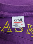 Vintage Anvil Shirt "Alaska" Single Stitched Made In USA Lila L