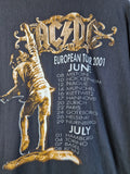 ACDC Shirt European Tour 2001 Single Stitched Schwarz XL