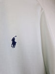 Ralph Lauren Poloshirt USA Flags Denim Kragen Weiß XL